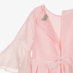 Elie Saab-Teen Girls Pink Cotton & Silk Dress | Childrensalon Outlet
