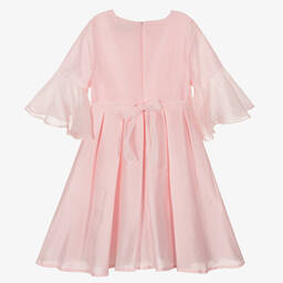 Elie Saab-Teen Girls Pink Cotton & Silk Dress | Childrensalon Outlet