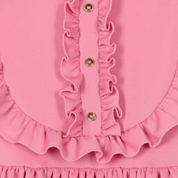 Elie Saab-Teen Girls Pink Piqué Dress | Childrensalon Outlet