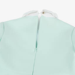 Elie Saab-Youthful Emerald Embellished Bow Dress | Childrensalon Outlet