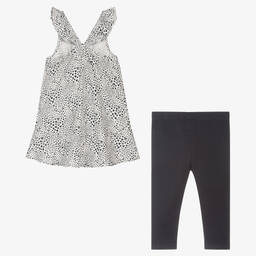 إيل-Girls Blue Dress & Legging Set | Childrensalon Outlet