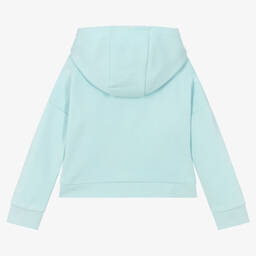 إيل-Girls Blue Jersey Zip-Up Hoodie | Childrensalon Outlet