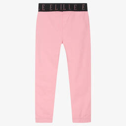 Elle-Girls Pink Cotton Leggings | Childrensalon Outlet