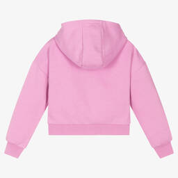 Elle-Girls Pink Cotton Zip-Up Top | Childrensalon Outlet