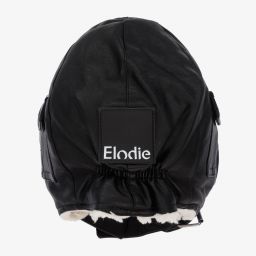 Elodie-قبعة أطفال ولادي جلد صناعي لون أسود | Childrensalon Outlet