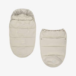Elodie-Boys Beige Down Cosy Footmuff | Childrensalon Outlet