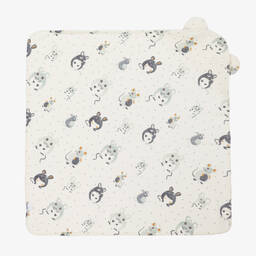 إلودي-منشفة هودي قطن لون عاجي للأطفال (80 سم) | Childrensalon Outlet