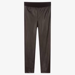 Elsy-Черные легинсы из искусственной кожи | Childrensalon Outlet