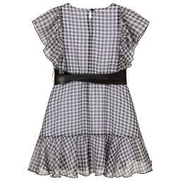 Elsy-Черно-белое платье в клетку | Childrensalon Outlet