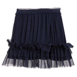 Elsy-Синяя юбка из тюля с оборками | Childrensalon Outlet