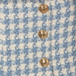 Elsy-Кремово-голубые шорты из твида | Childrensalon Outlet