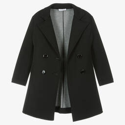 Elsy-Черное пальто и жилет 2-в-1 из джерси | Childrensalon Outlet