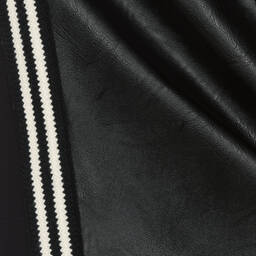 إلسي-فستان جلد صناعي لون أسود | Childrensalon Outlet