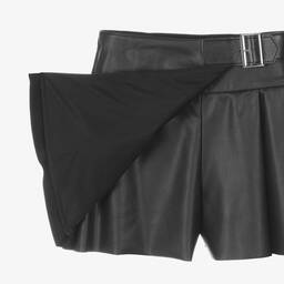 Elsy-Черная юбка-шорты из искусственной кожи | Childrensalon Outlet