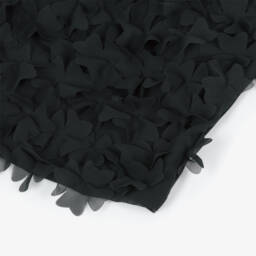 couture by Elsy-Girls Black Floral Chiffon Tunic | Childrensalon Outlet