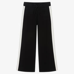 Elsy-Широкие черные брюки для девочек | Childrensalon Outlet