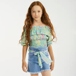 Elsy-Синие джинсовые шорты для девочек | Childrensalon Outlet