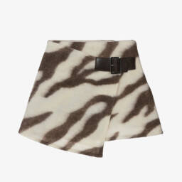 Elsy-تنورة فليس لون بني وعاجي | Childrensalon Outlet