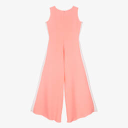 couture by Elsy-Girls Coral Silky Wide-Leg Romper | Childrensalon Outlet