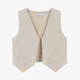 Elsy-جيليه كوردروي لون عاجي للبنات | Childrensalon Outlet