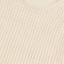 кутюр от Elsy-Кремовая кружевная вязаная блузка для девочек | Childrensalon Outlet