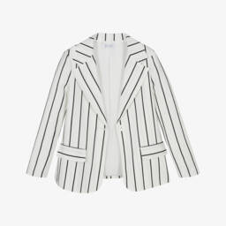 Elsy-Girls Elegant Black & White Blazer | Childrensalon Outlet