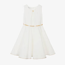 couture by إلسي-فستان عاجي أنيق للبنات بسلسلة | Childrensalon Outlet