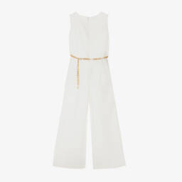 couture by Elsy-Girls Elegant Ivory Chain Romper | Childrensalon Outlet
