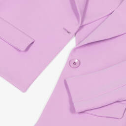 couture by إلسي-جاكيت بناتي أنيق بلون أرجواني فاتح | Childrensalon Outlet