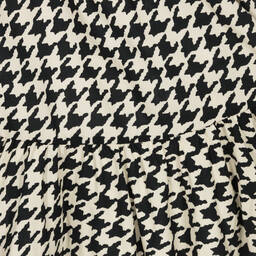 Elsy-Кремово-черное платье с поясом | Childrensalon Outlet