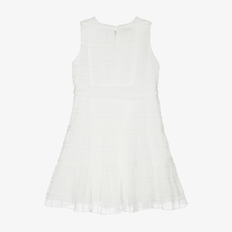 Elsy-Girls Ivory Chiffon Dress | Childrensalon Outlet