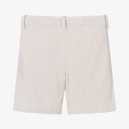 Elsy-Girls Ivory Corduroy Shorts | Childrensalon Outlet