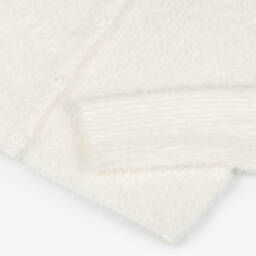 إلسي-كارديغان فلافي محبوك لون عاجي للبنات | Childrensalon Outlet