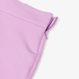 кутюр от Elsy-Брюки клеш из лилового крепа для девочек | Childrensalon Outlet