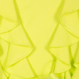 Elsy-Платье цвета лайма с рюшами для девочек | Childrensalon Outlet