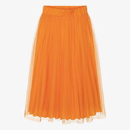Elsy-Длинная оранжевая юбка из тюля | Childrensalon Outlet