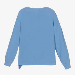 Elsy-Голубой свитер с бахромой для девочек | Childrensalon Outlet