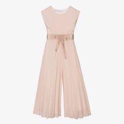 Elsy-جمبسوت بكسرات شيفون لون زهري للبنات | Childrensalon Outlet