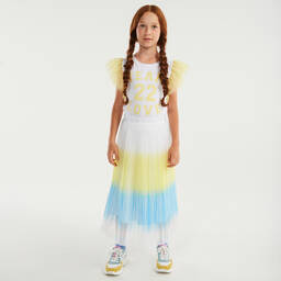 Elsy-Girls Pleated Midi Skirt | Childrensalon Outlet