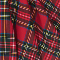 couture by Elsy-Girls Red Tartan Belted Dress | Childrensalon Outlet