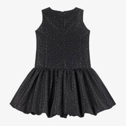 إلسي-فستان براق لون أسود | Childrensalon Outlet