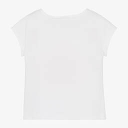 Elsy-Белая хлопковая футболка со звездой | Childrensalon Outlet