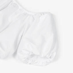 кутюр от Elsy-Белый топ с открытыми плечами для девочек | Childrensalon Outlet