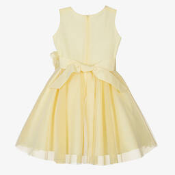 Elsy-فستان تول لون أصفر | Childrensalon Outlet