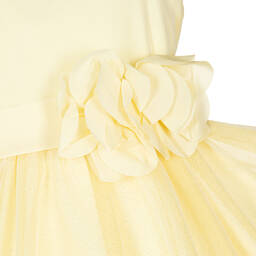 Elsy-فستان تول لون أصفر | Childrensalon Outlet