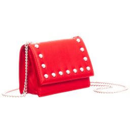 Elsy-Red Faux Leather Bag (15cm) | Childrensalon Outlet