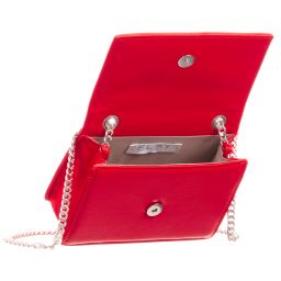 Elsy-Red Faux Leather Bag (15cm) | Childrensalon Outlet