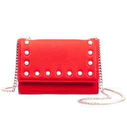 Elsy-Red Faux Leather Bag (15cm) | Childrensalon Outlet