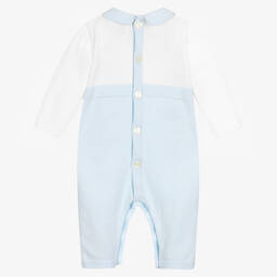Emile et Rose-Бело-голубой ромпер для малышей | Childrensalon Outlet