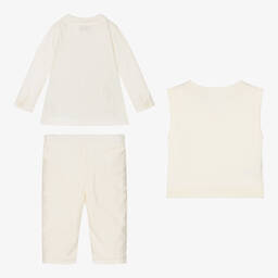 Emile et Rose-Baby Boys Ivory Trouser Set | Childrensalon Outlet